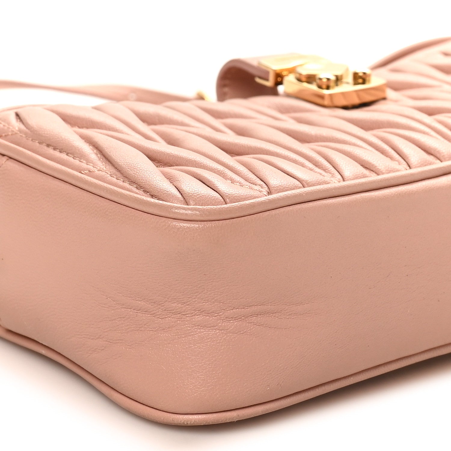Miu Miu Nappa Matelasse Crossbody Bag Orchidea 8 of 9