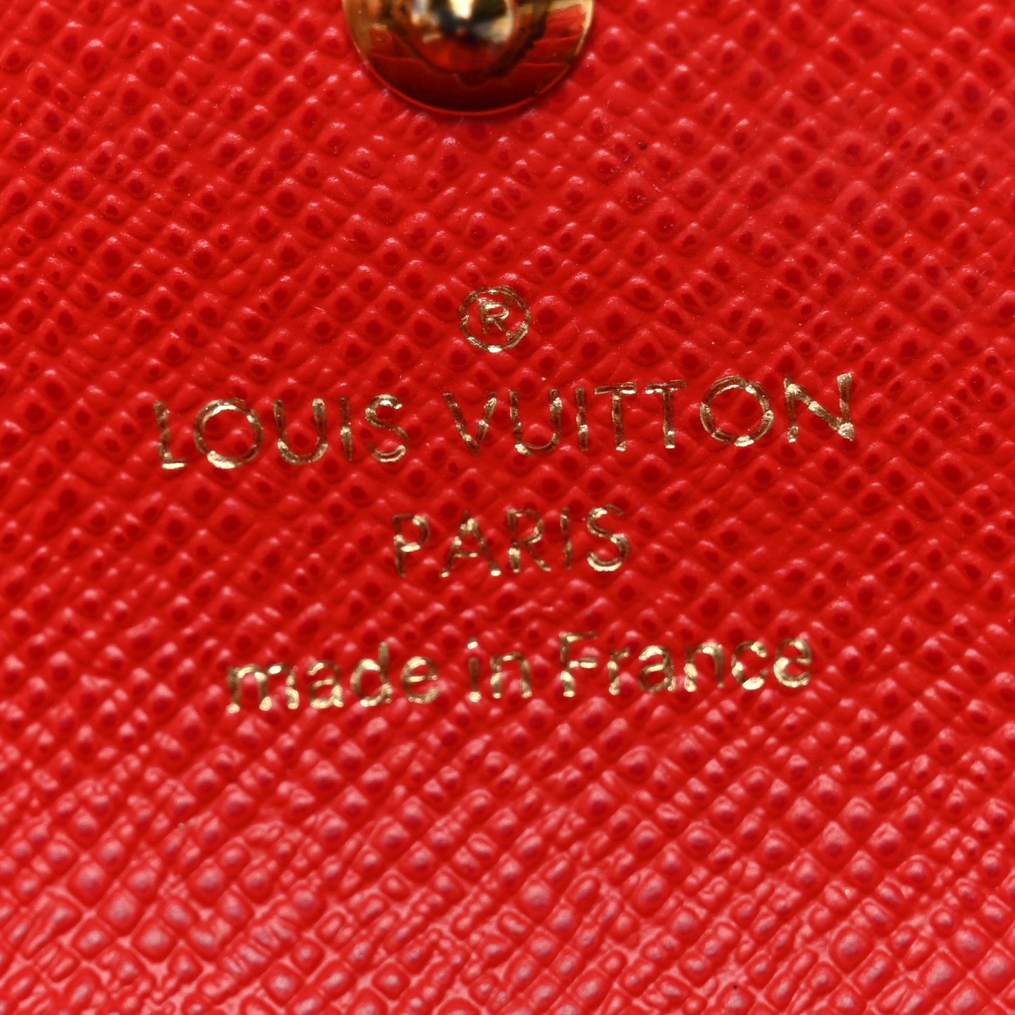 Monogram Sarah Multicartes Coquelicot