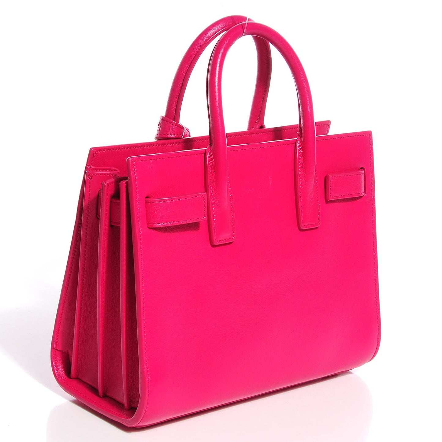 Calfskin Nano Sac De Jour Lipstick Fuchsia