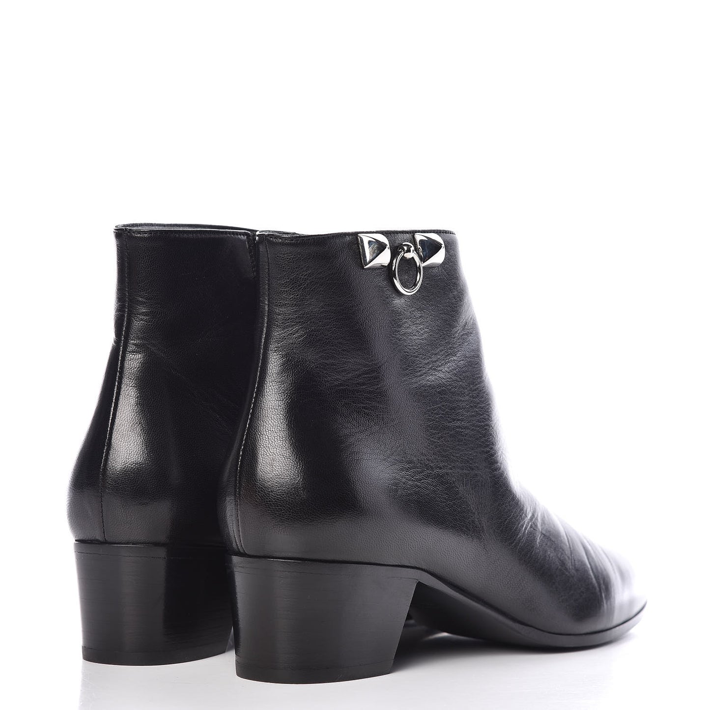 Goatskin Sixtine Ankle Boots 39 Black