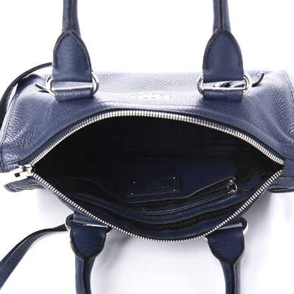 Prada Vitello Daino Shopping Satchel Baltico 5 of 10
