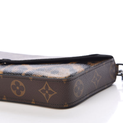 Louis Vuitton Monogram Animal Print Pochette Felicie Chain Wallet 13 of 13