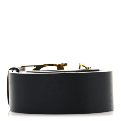 Christian Dior Calfskin 30 Montaigne 35mm Belt 80 32 Black 2 of 5