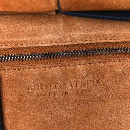 Bottega Veneta Grained Calfskin Mini Maxi Intrecciato Arco 33 Black 6 of 6
