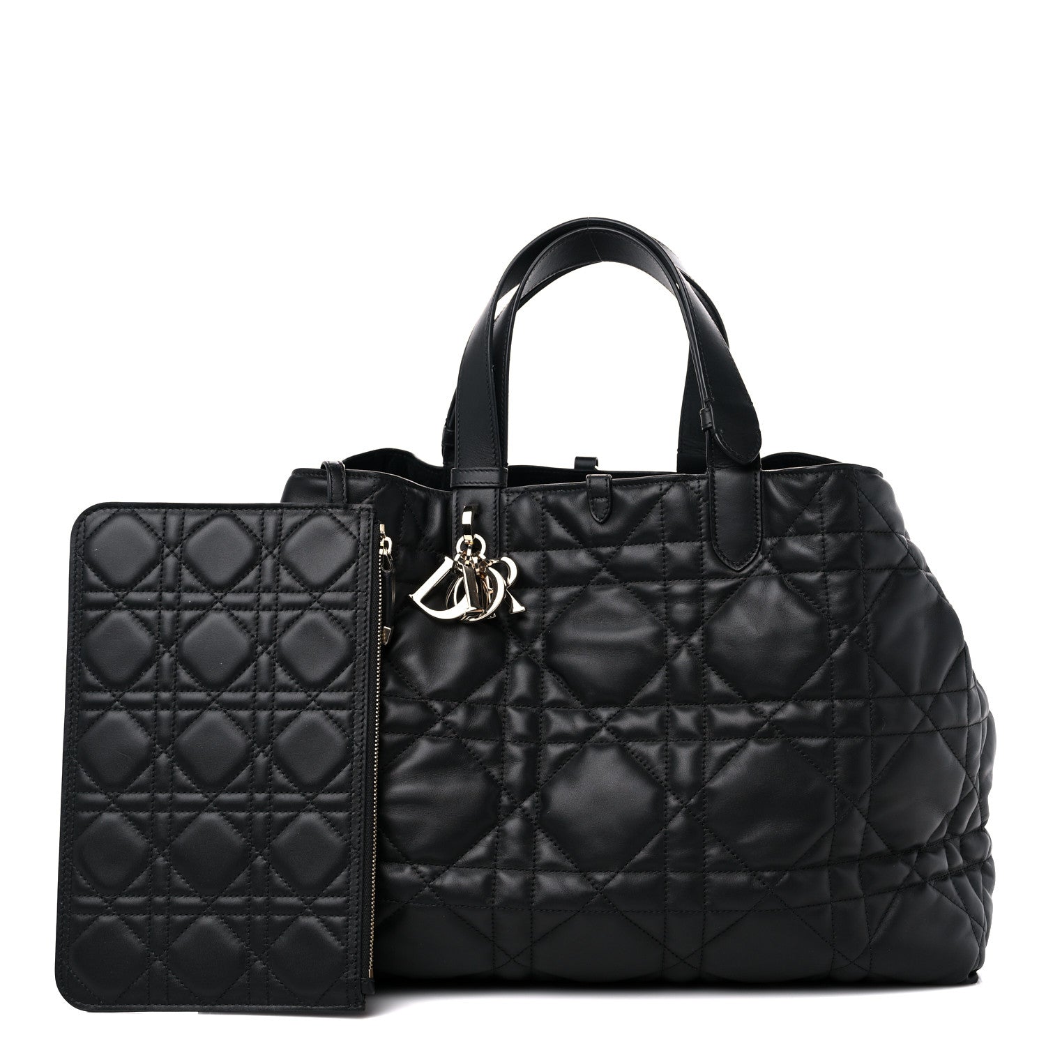 Christian Dior Calfskin Macrocannage Large Toujours Black 1 of 11