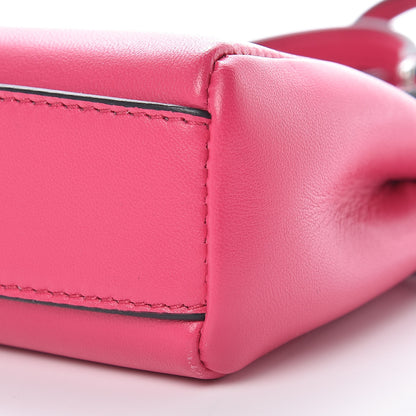 Fendi Shiny Nappa Micro Peekaboo Iconic Satchel Fuxia 9 of 9
