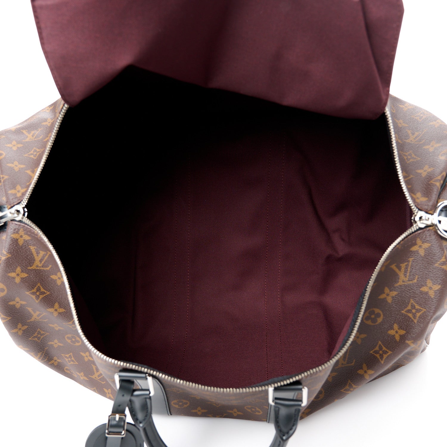 Louis Vuitton Monogram Macassar Keepall Bandouliere 55 5 of 13
