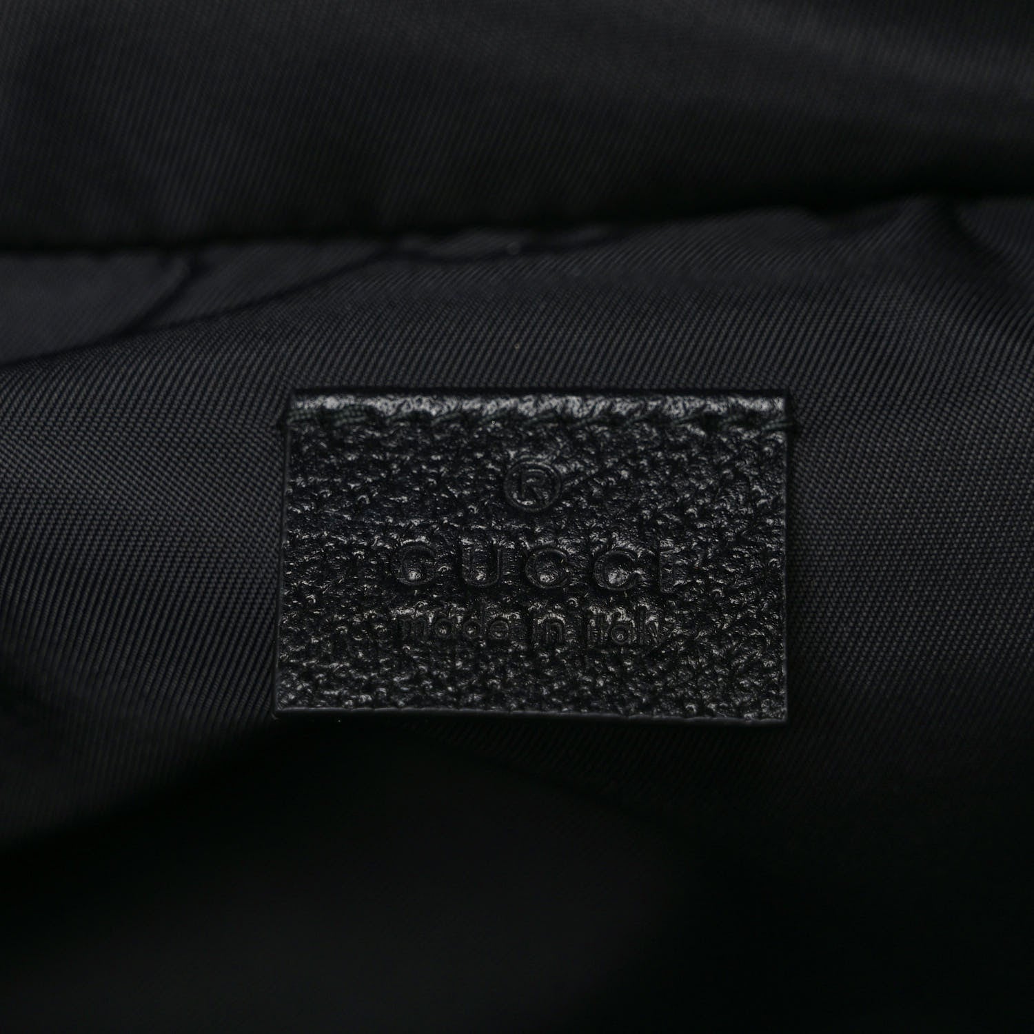 Gucci Nylon 80s Logo Patch Belt Bag Black 7 of 10