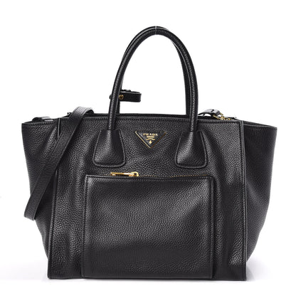Prada Vitello Phenix Shopping Tote Black 1 of 10