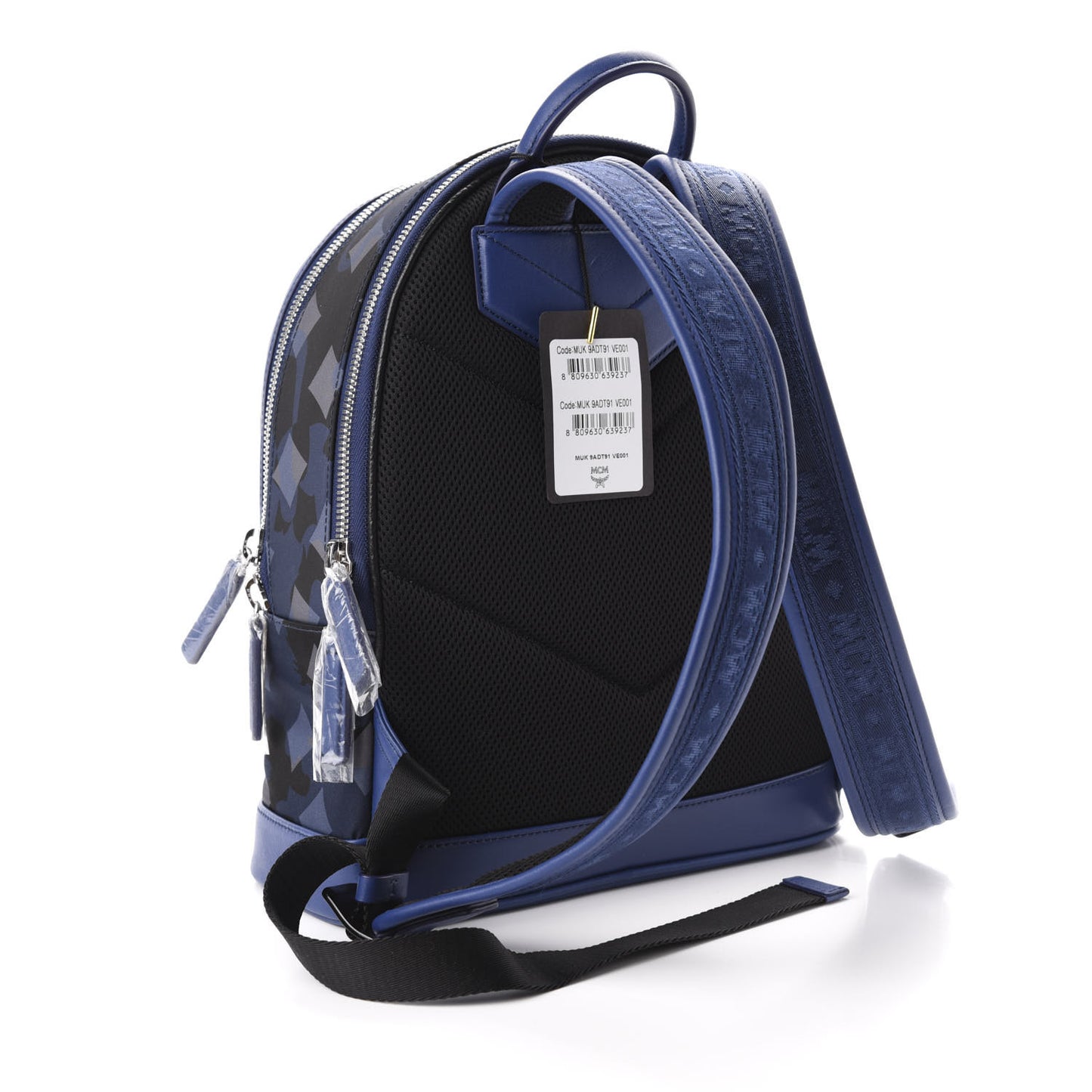 Nylon Camo Dieter Small Backpack Estate Blue