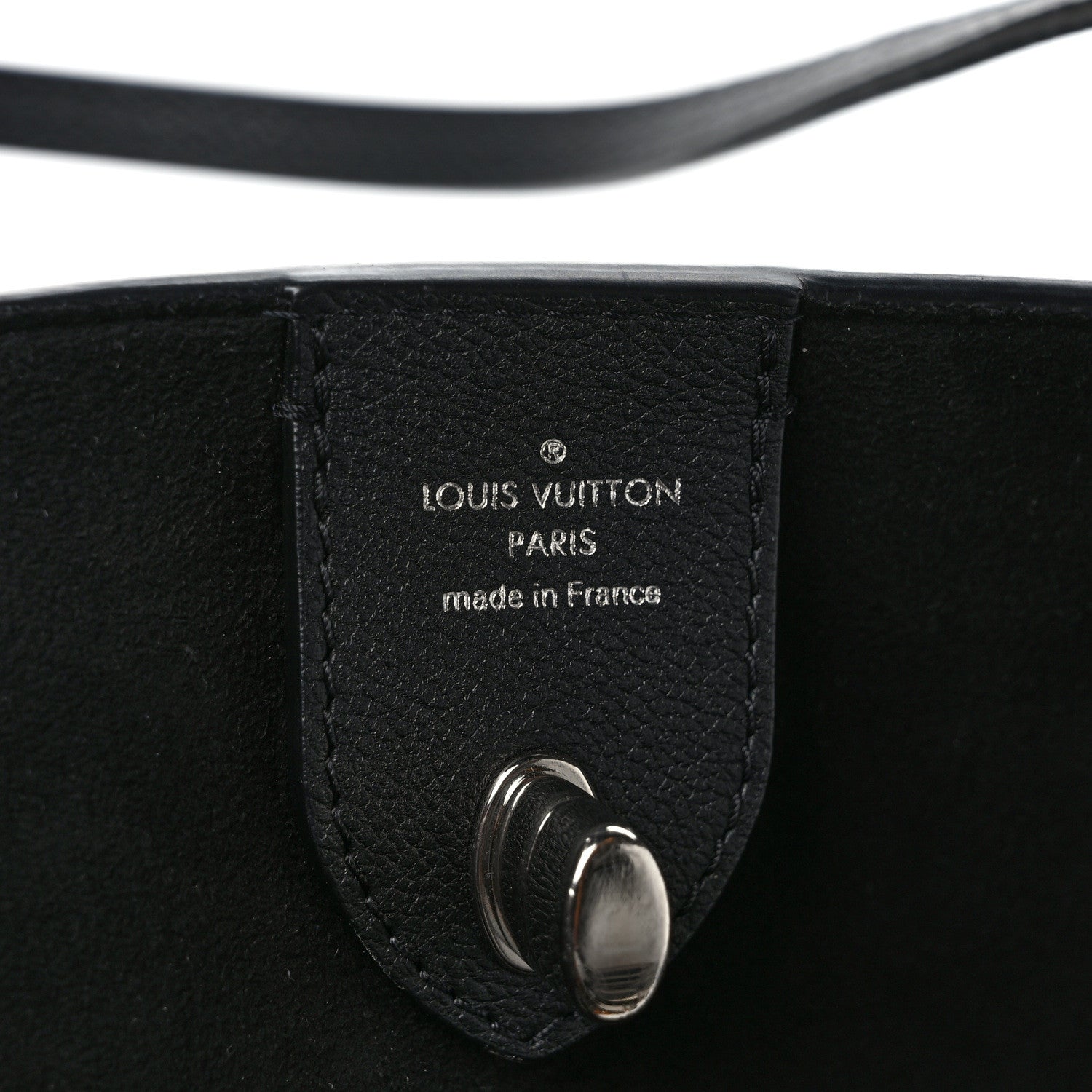 Louis Vuitton Calfskin Lockme Go Tote Black 5 of 9