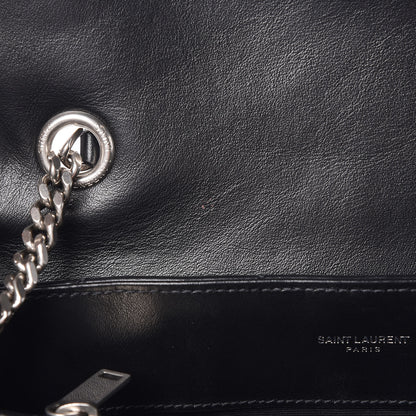 Saint Laurent Calfskin Y Quilted Monogram Medium Loulou Chain Satchel Black 11 of 11