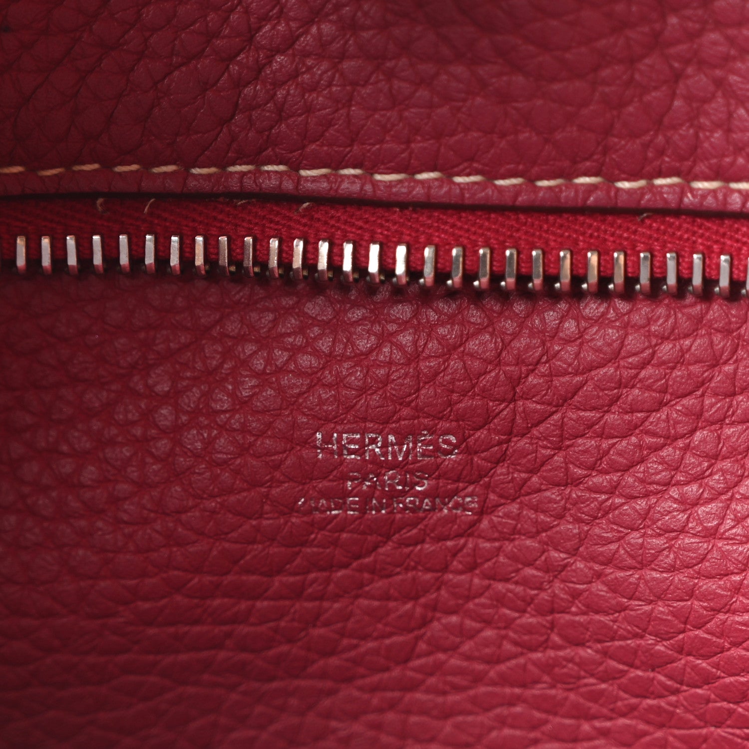 Hermes Taurillon Clemence Sac Good News GM Rubis 6 of 10