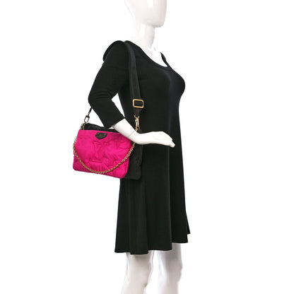 Louis Vuitton Econyl Monogram Pillow Maxi Multi Pochette Accessories Black Fuchsia 2 of 13