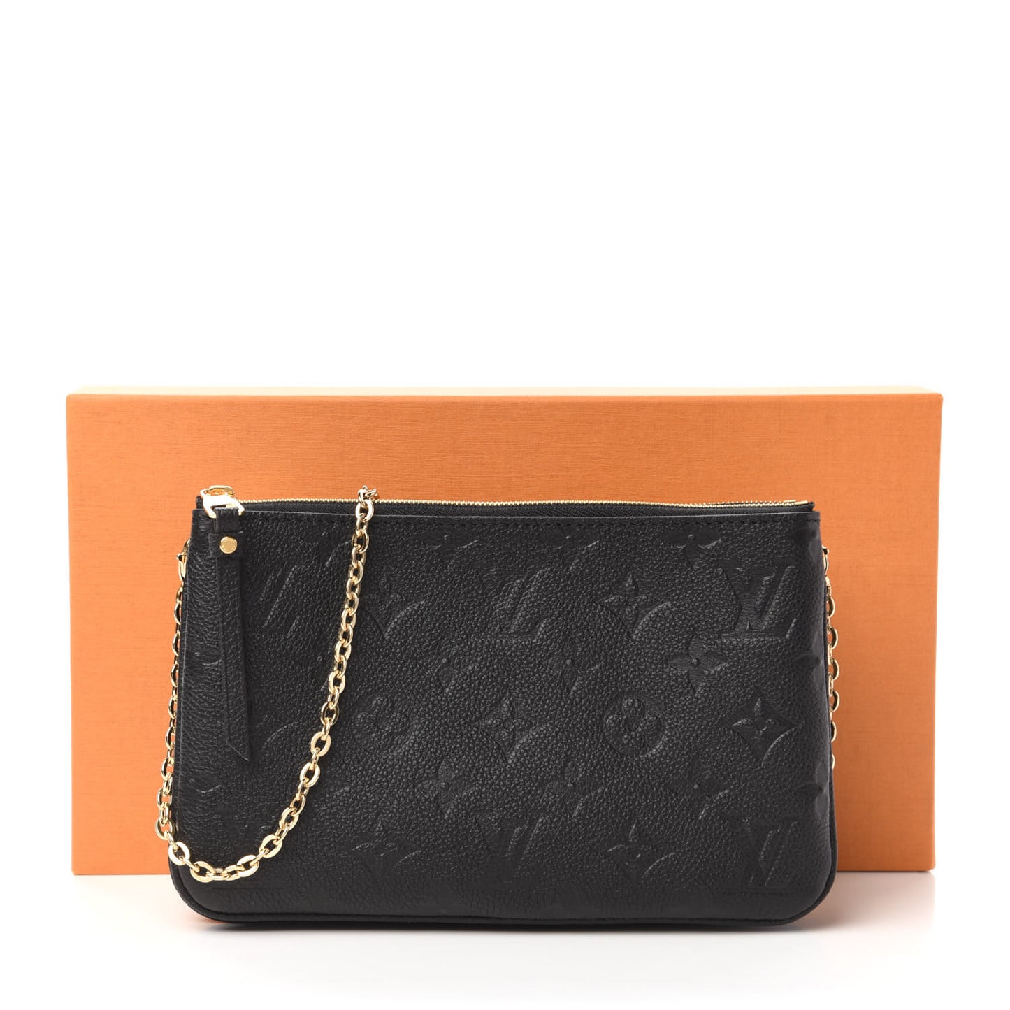 Empreinte Double Zip Pochette Black