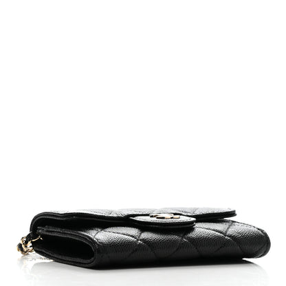Chanel Caviar Quilted Flap Classic Belt Bag Black 4 of 11