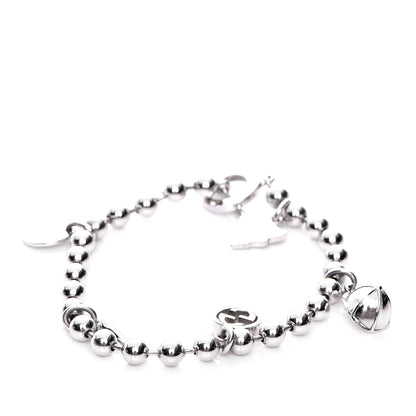 Gucci Sterling Silver Boule Five Charm Bracelet 3 of 8