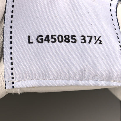 Chanel Calfskin Womens CC Logo Sneakers 37.5 White 7 of 8
