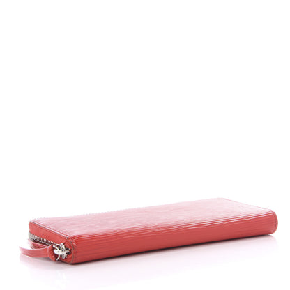 Louis Vuitton Epi Clemence Wallet Coquelicot 3 of 9
