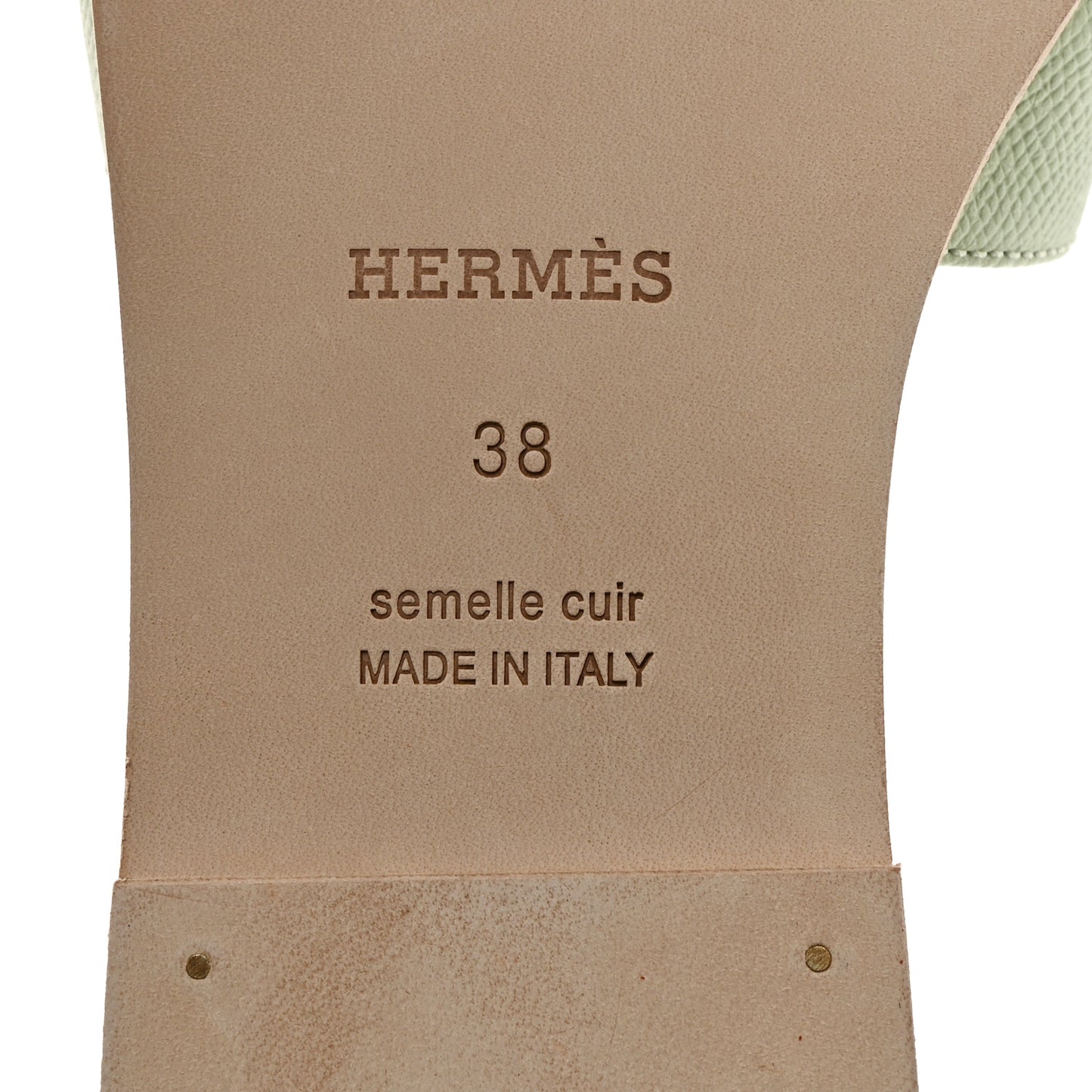 Epsom Oran Sandals 38 Vert Jade