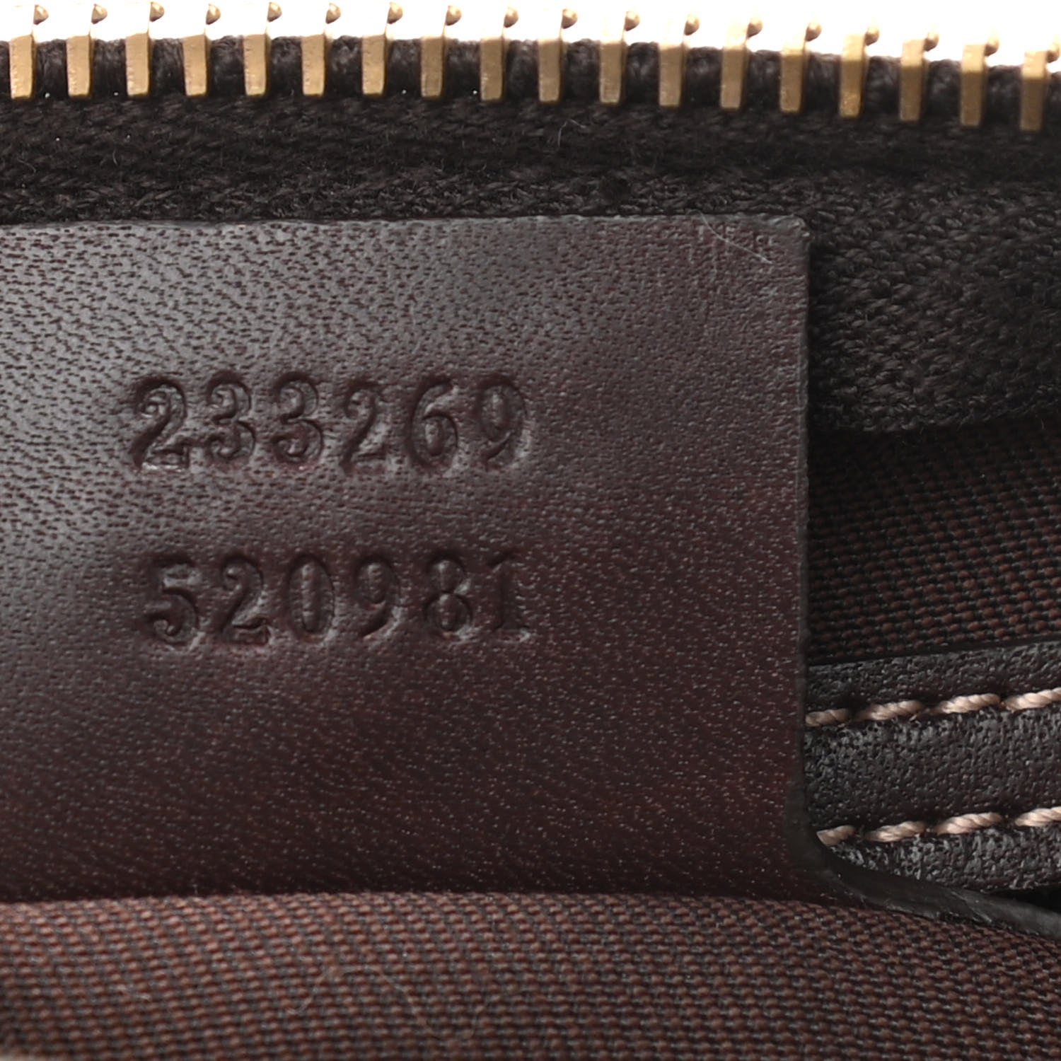 Gucci GG Supreme Monogram Belt Bag Dark Brown 7 of 10