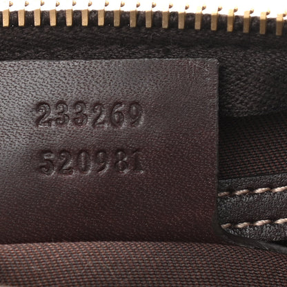 Gucci GG Supreme Monogram Belt Bag Dark Brown 7 of 10