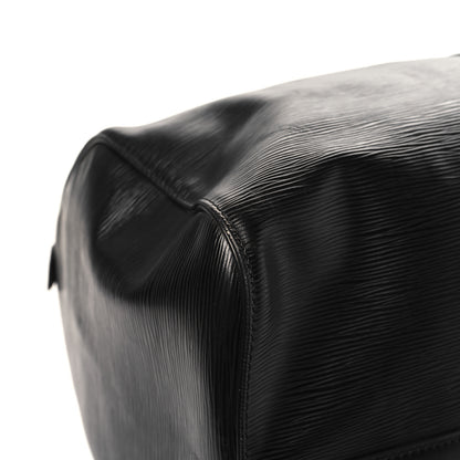 Louis Vuitton Epi Keepall 55 Black 10 of 11
