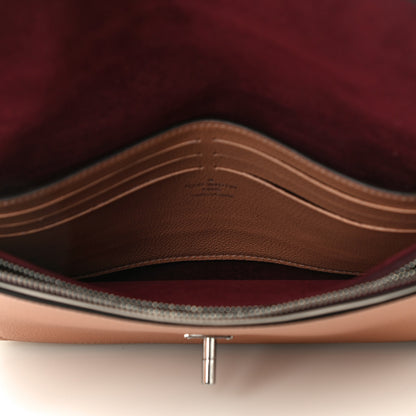 Louis Vuitton Soft Calfskin My Lockme Pochette Rose Silk Quartz 5 of 16