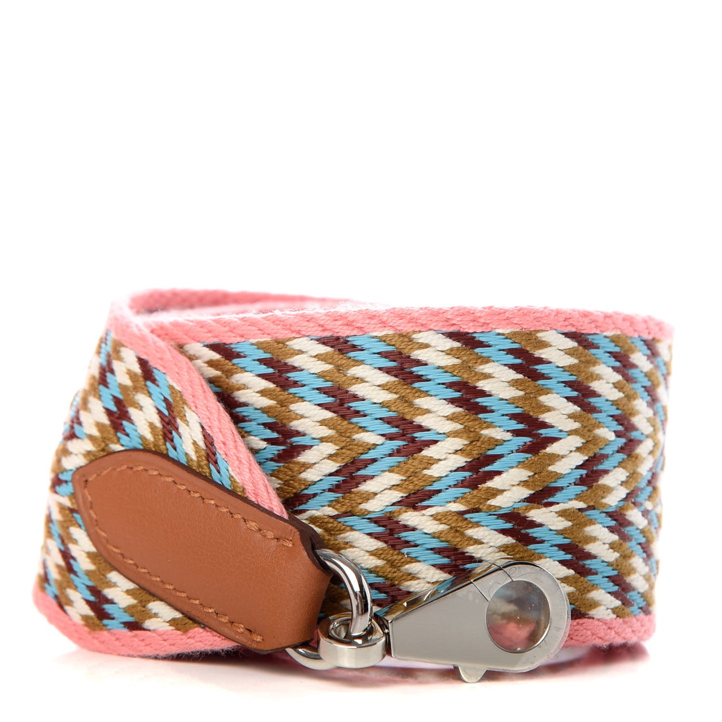 Toile Swift 50mm Sangle ZigZag Shoulder Strap Rose d'Ete White Gold