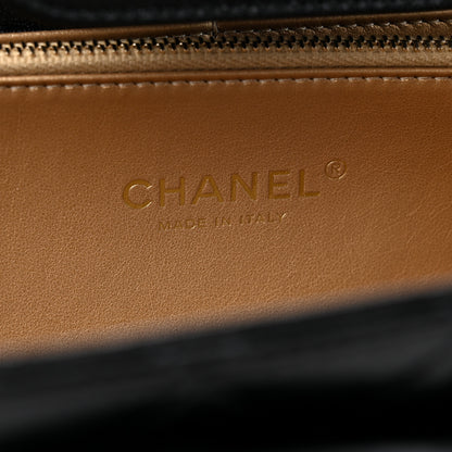 Chanel Lambskin Quilted Coco Midnight Clutch Black 6 of 7