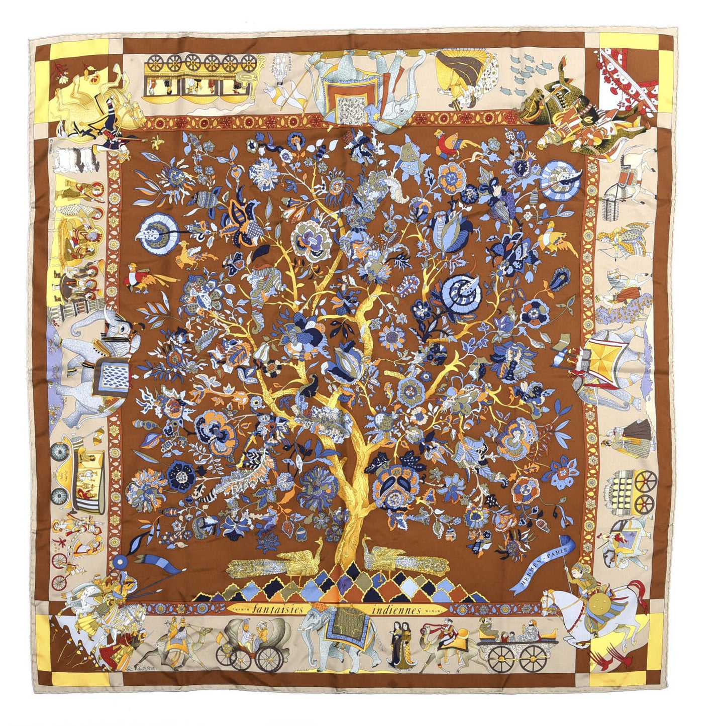 Silk Fantaisies Indiennes Scarf 90
