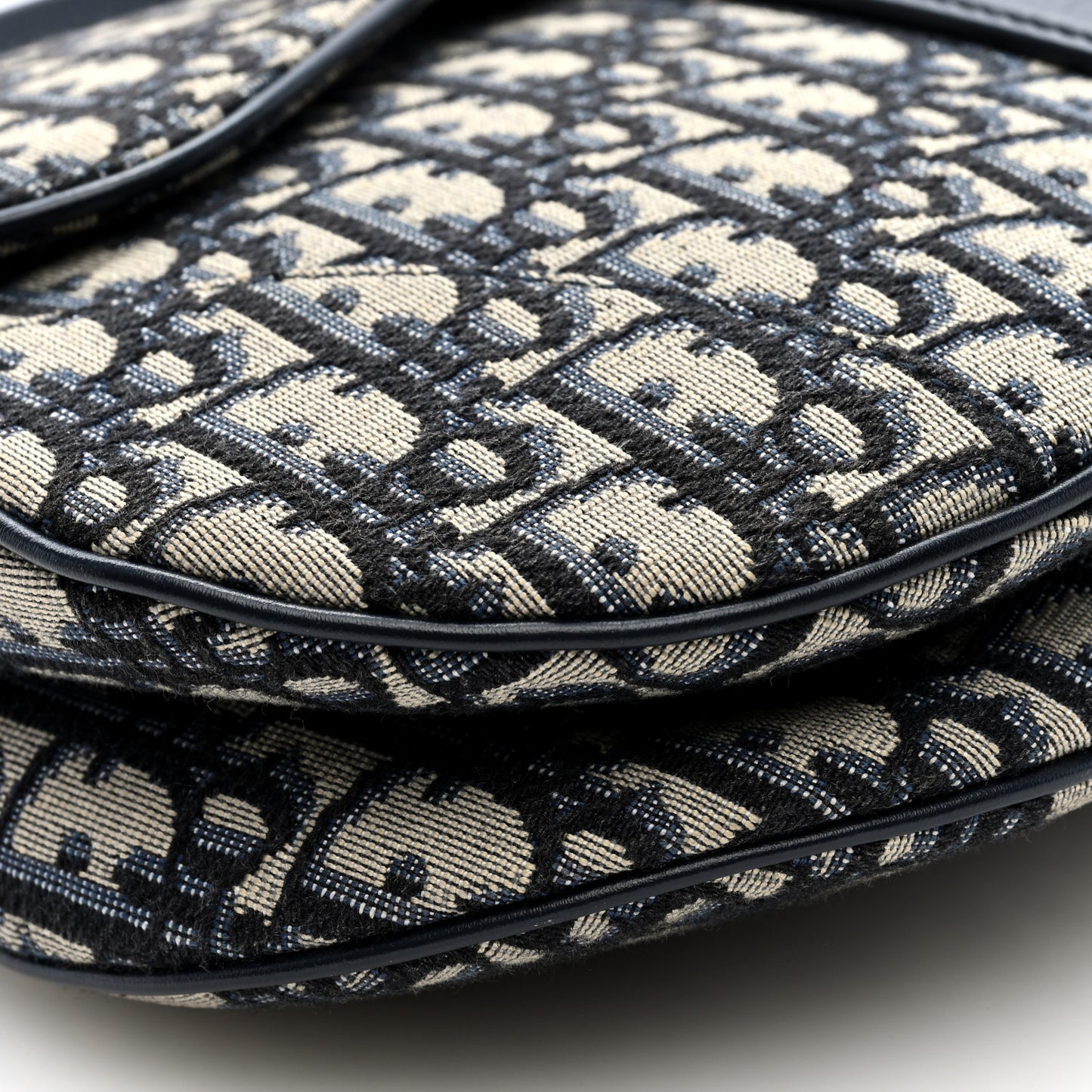 Oblique Saddle Bag Blue