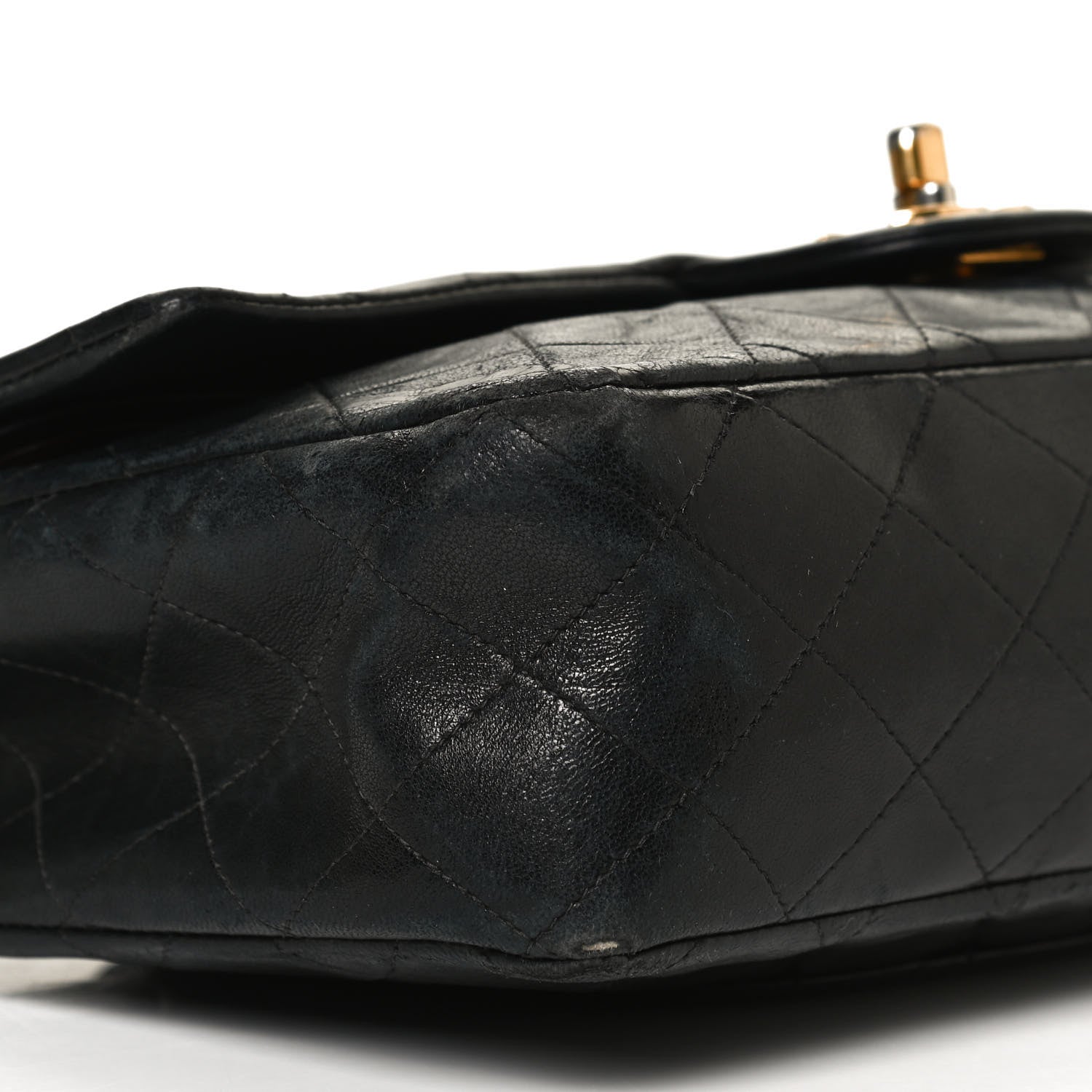 Chanel Lambskin Quilted Small Double Flap Black 10 of 11