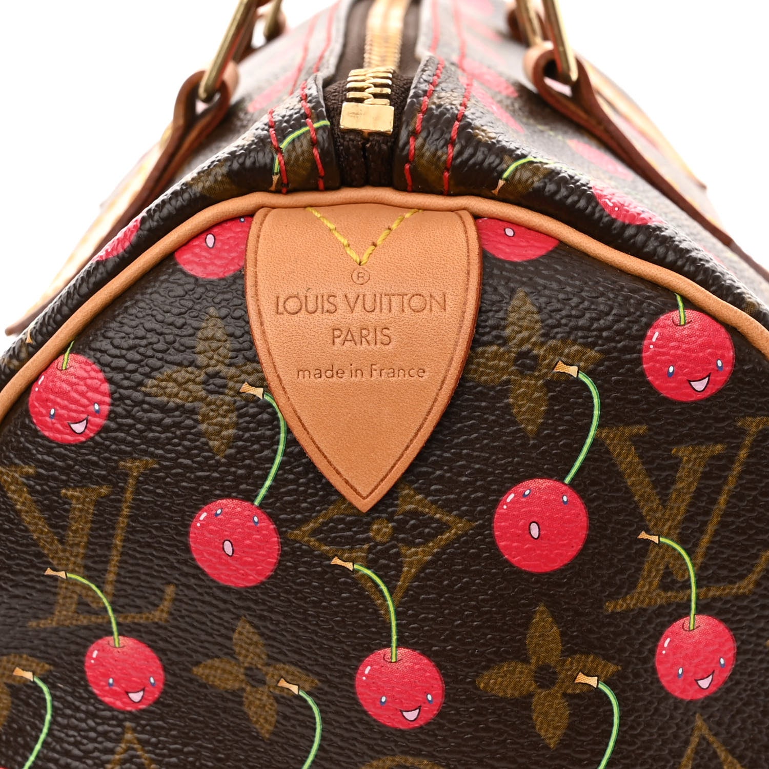 Louis Vuitton LOUIS VUITTON Monogram Cerises Speedy 25 5 of 8