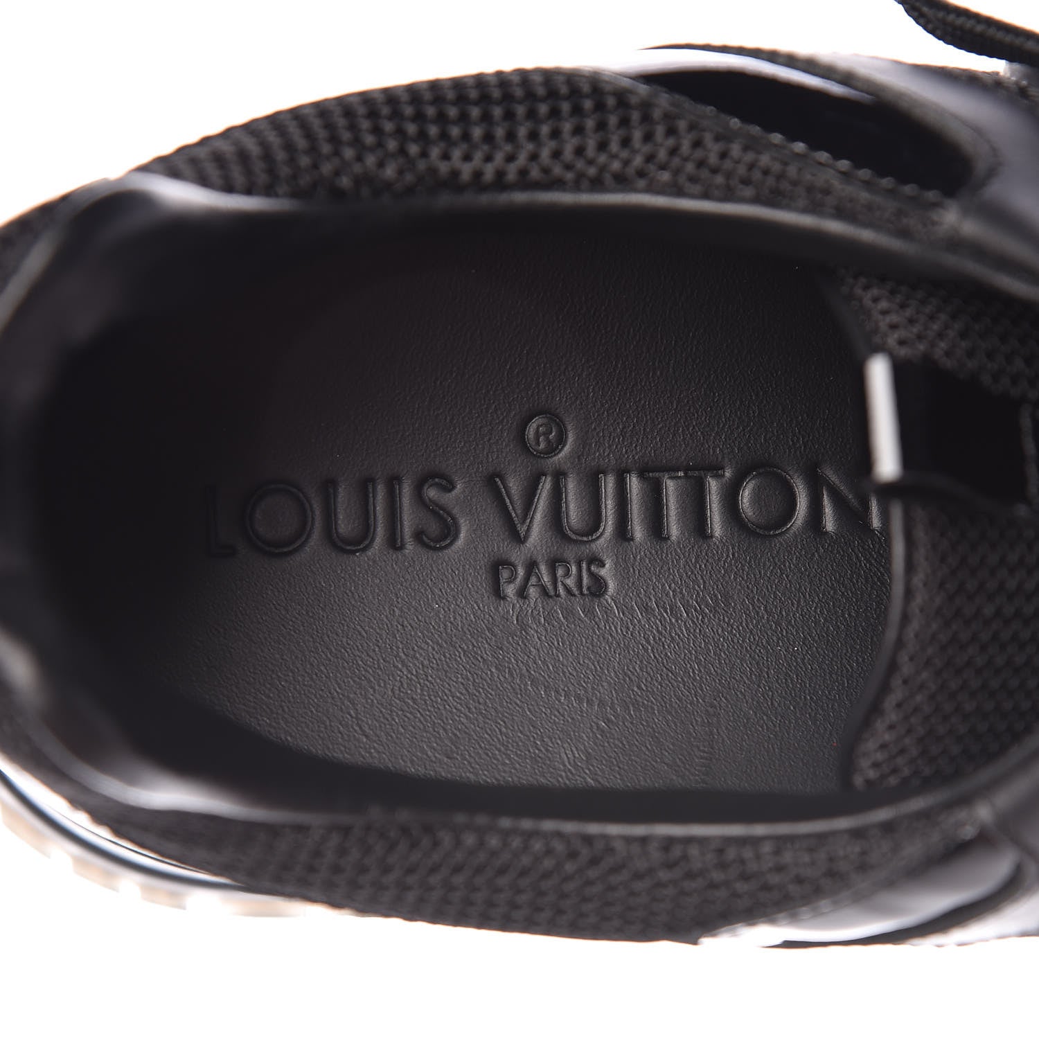 Louis Vuitton Calfskin Run Away Sneakers 38 Black 7 of 9