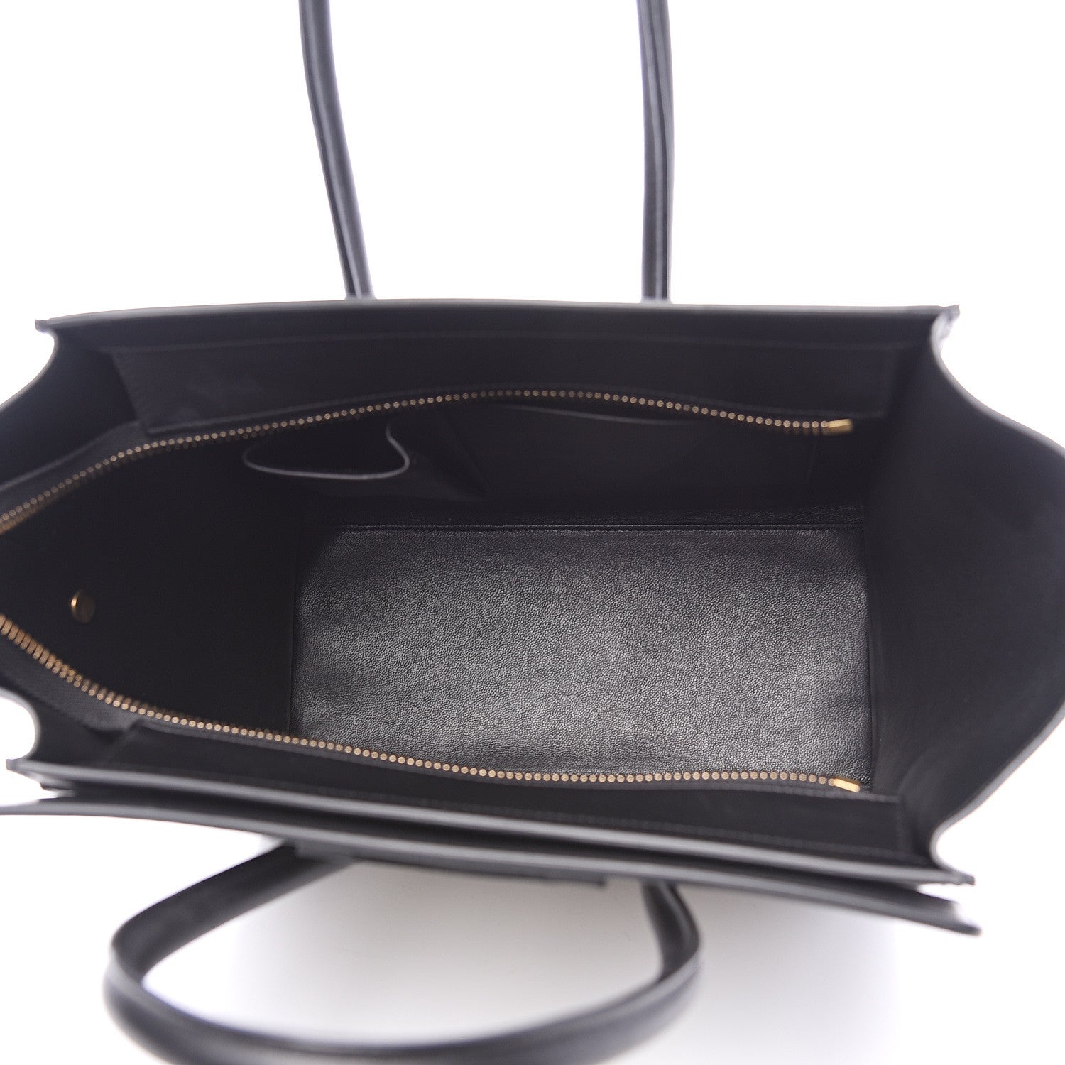 Celine Nubuck Smooth Calfskin Micro Tri-Color Luggage Olive 4 of 11