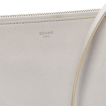 Celine Lambskin Small Trio Crossbody Bag White 9 of 22