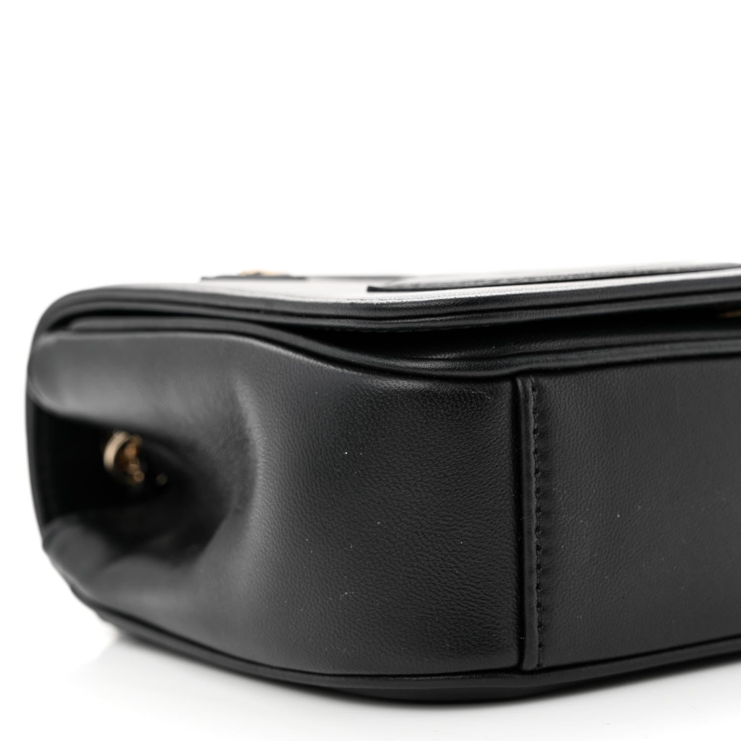 Chanel Lambskin CC Mania Flap Bag Black 9 of 11