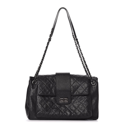 Chanel Caviar Mademoiselle Accordion Flap Black 1 of 13