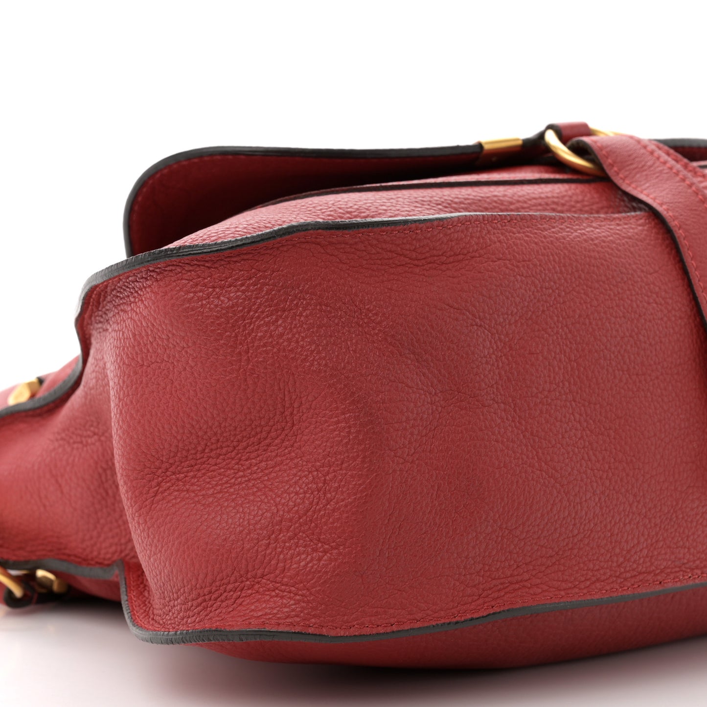 Calfskin Medium Marcie Satchel Red