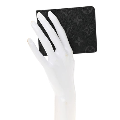 Louis Vuitton Monogram Eclipse Slender Wallet 2 of 8