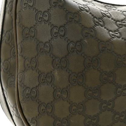 Gucci Guccissima Medium GG Twins Hobo Olive Green 15 of 18