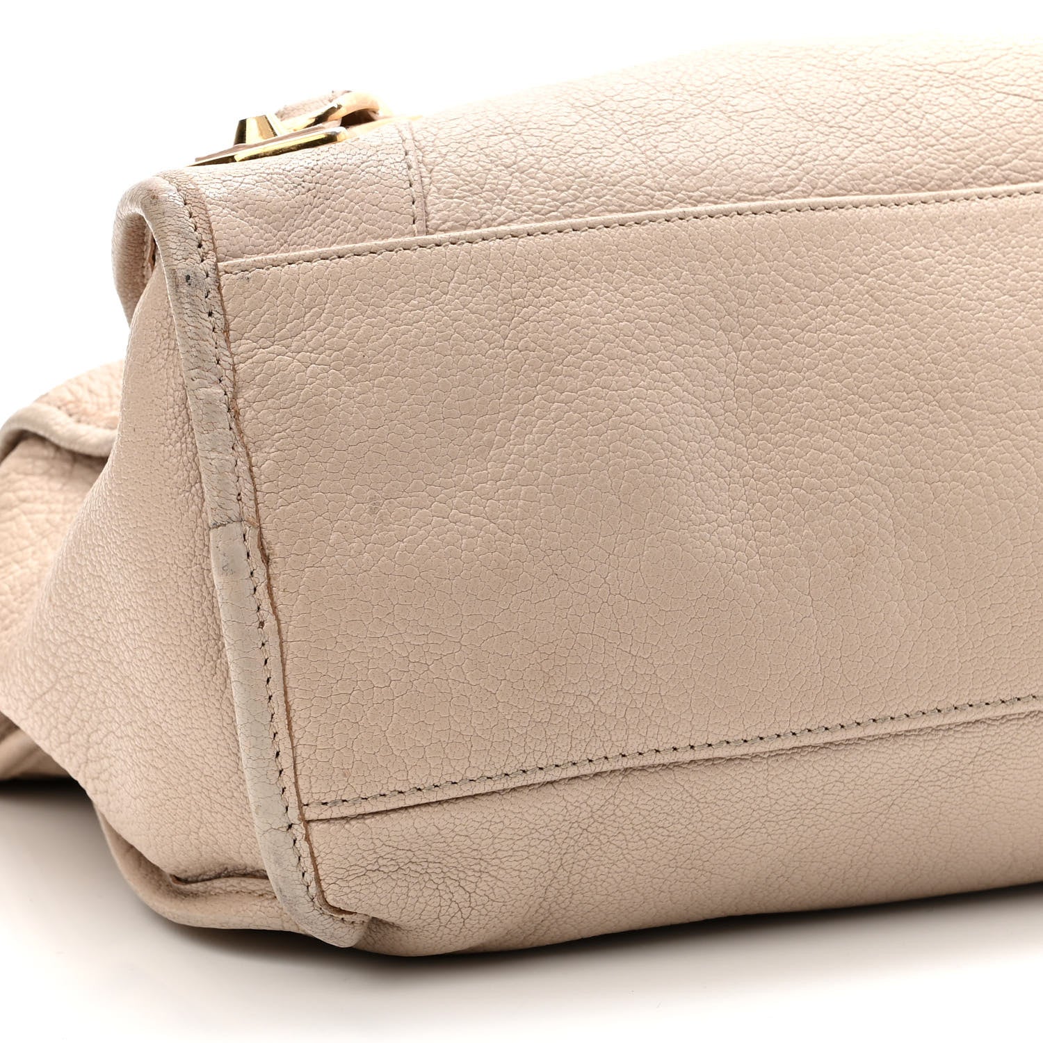 Balenciaga Chevre Gold Hardware Metallic Edge City Beige Praline 9 of 11