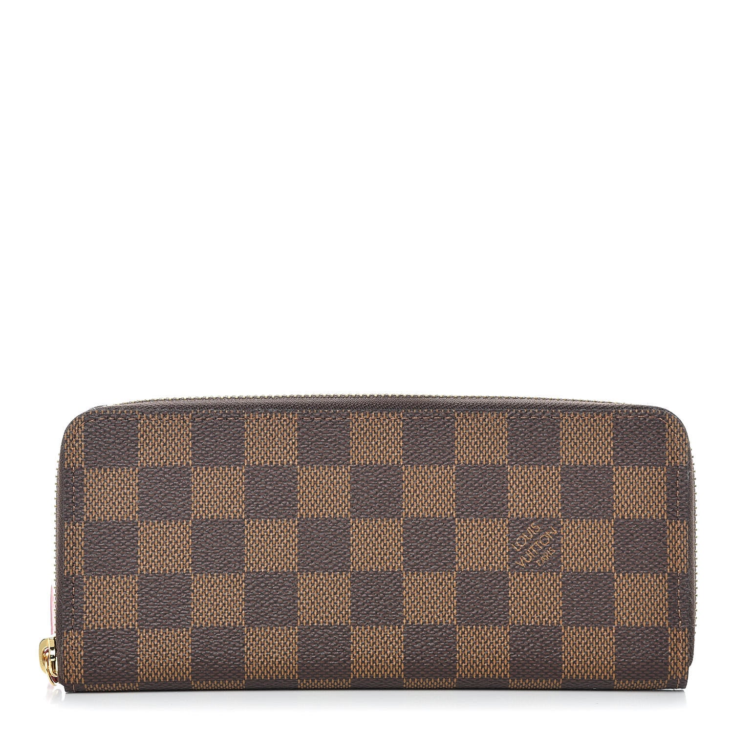 Louis Vuitton Damier Ebene Clemence Wallet Cherry 1 of 10