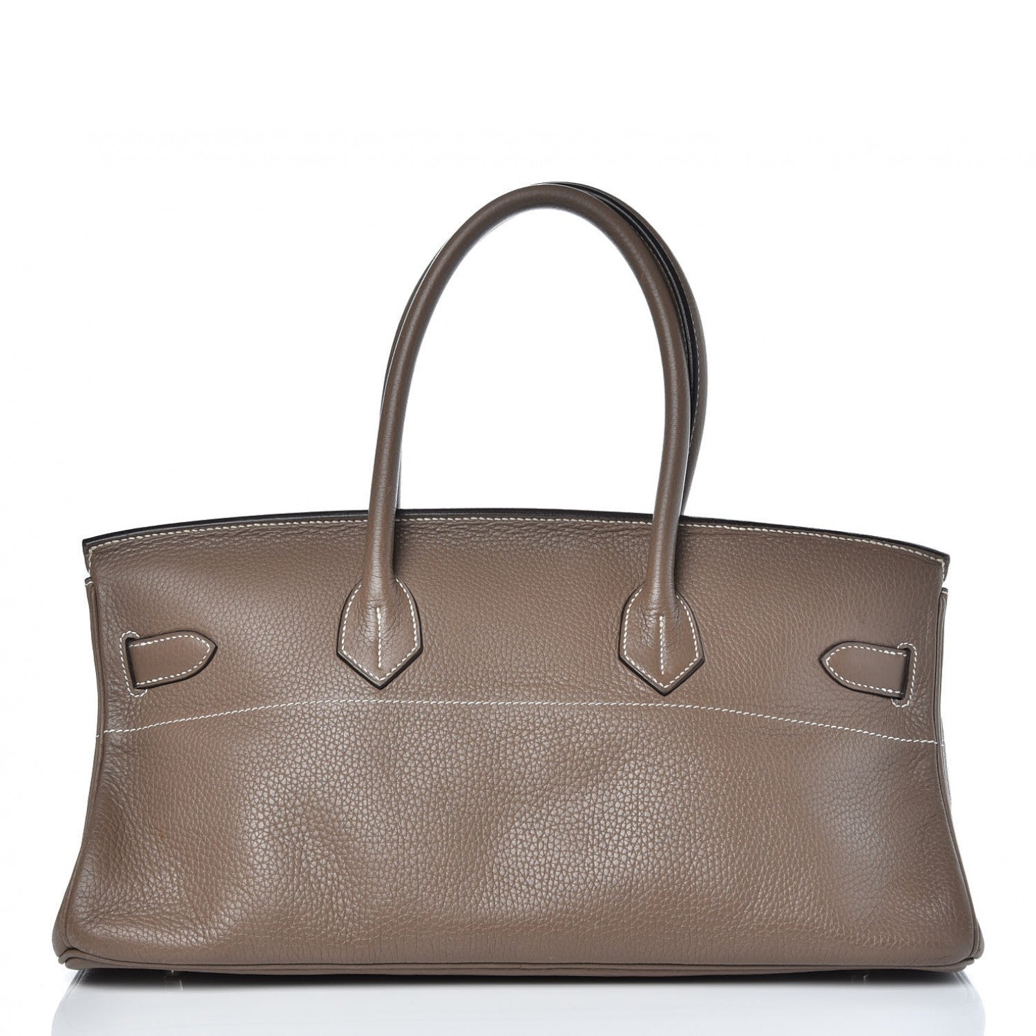 Hermes Taurillon Clemence JPG Birkin 42 Etoupe 3 of 21