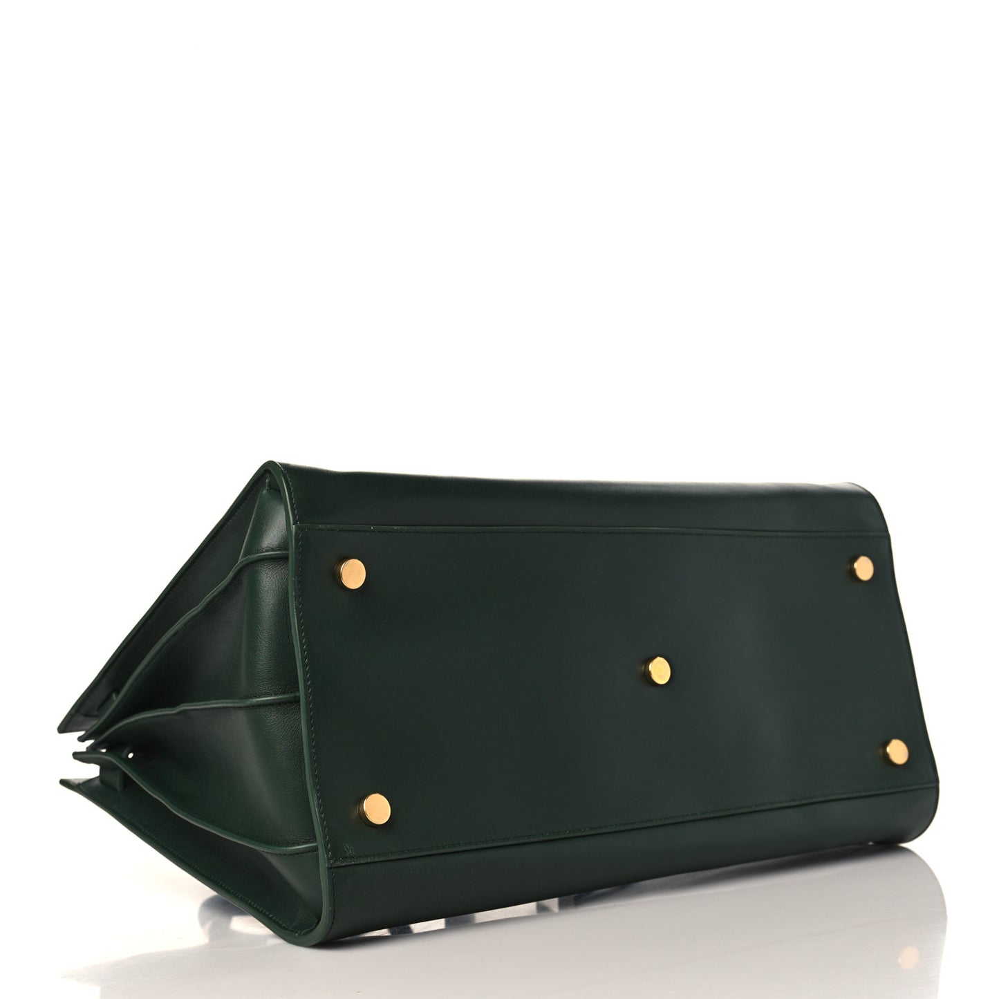 Calfskin Large Sac de Jour Carryall Dark Green