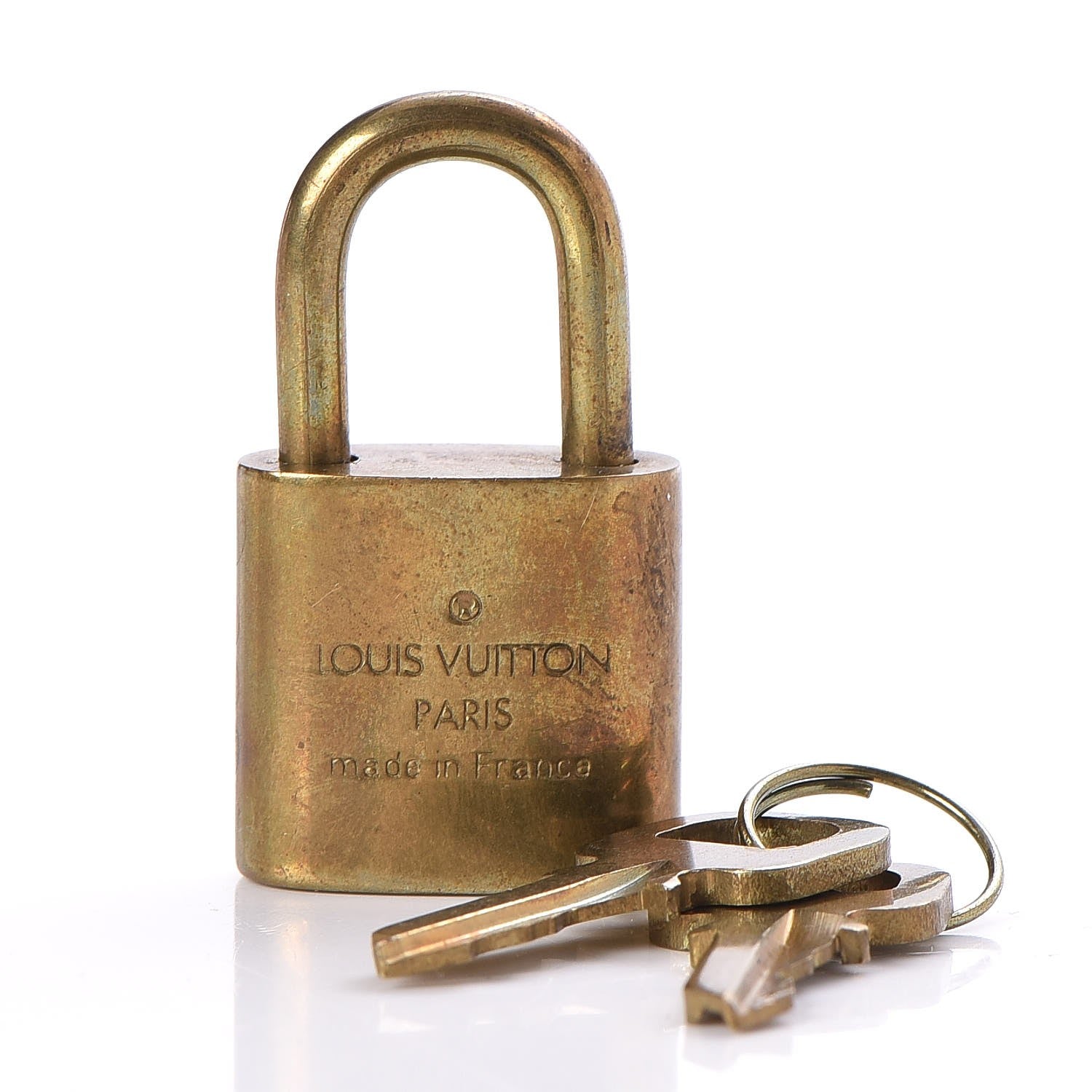 Louis Vuitton Brass Lock and Key Set #306 1 of 3