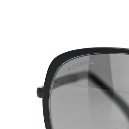 Chanel Pilot Summer Aviator Sunglasses 4223 Black 7 of 8