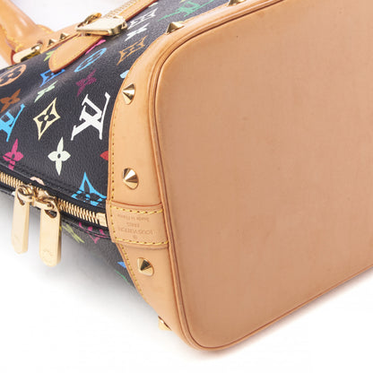 Louis Vuitton Monogram Multicolor Alma Black 6 of 9