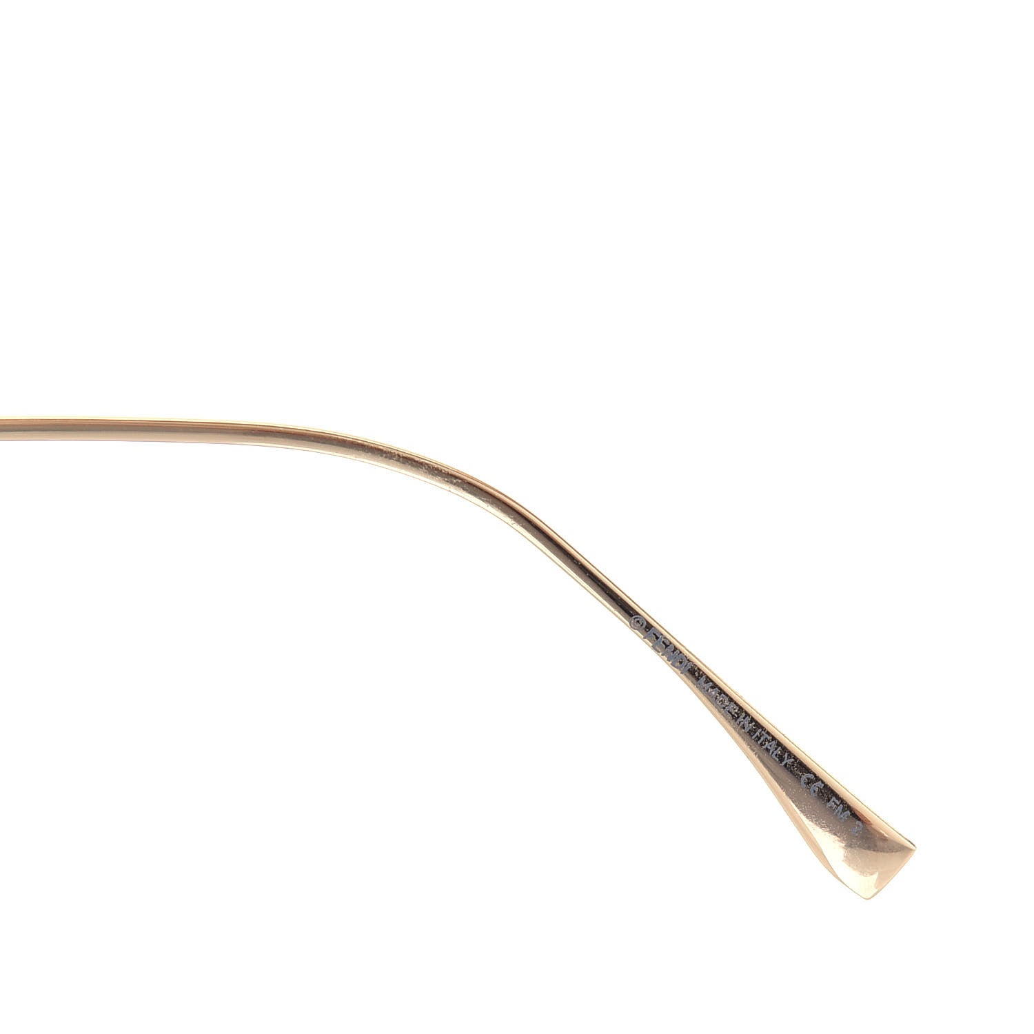 Fendi Geometric Dots Sunglasses FF 0261/S Gold 5 of 9